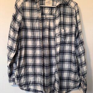 Flannel Plaid Shirt from American Eagle Button Down Size Small